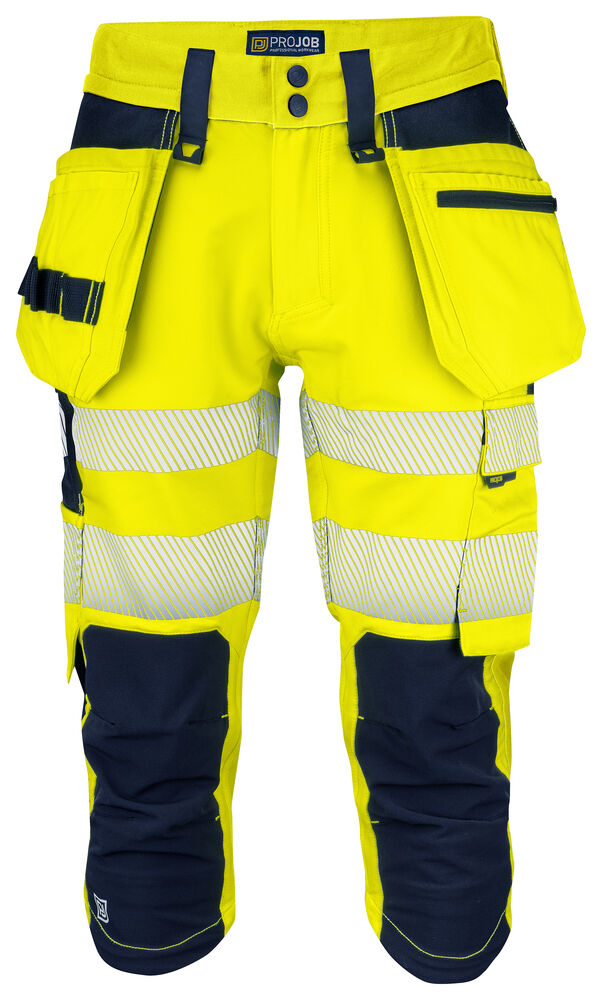 6577 3/4 ARBEITSHOSE MIT HÄNGETASCHEN EN ISO 20471 KLASSE 2/1