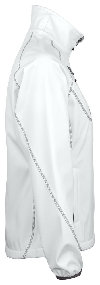 2423 DAMEN SOFTSHELL JACKE MIT KONTRASTELEMENTEN