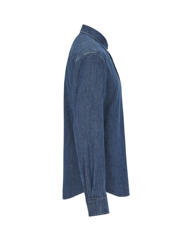 Hemd Dark Denim Slim fit Herren