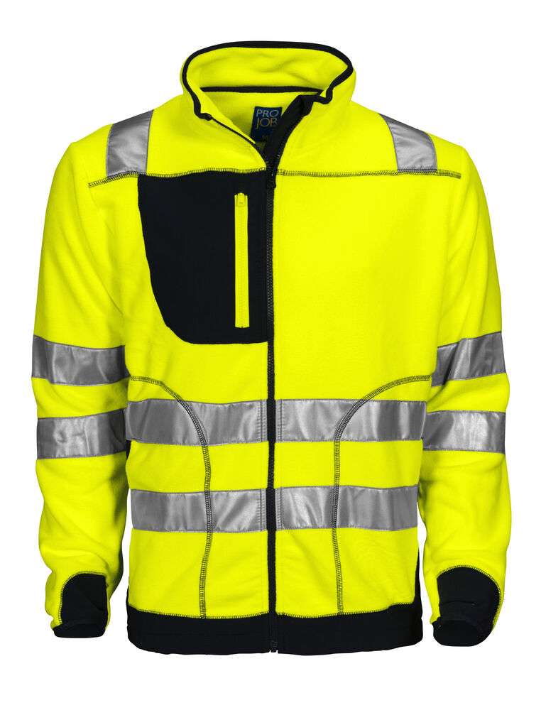 6303 POLARFLEECE JACKE EN ISO 20471 KLASSE 3/2