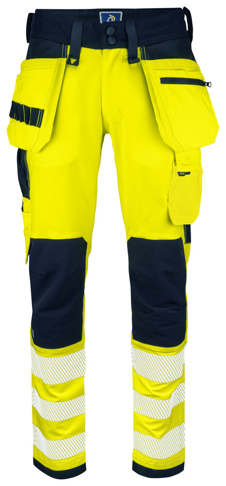 6573 BUNDHOSE VOLLSTRETCH MIT HÄNGETASCHEN EN ISO 20471 KLASSE 2