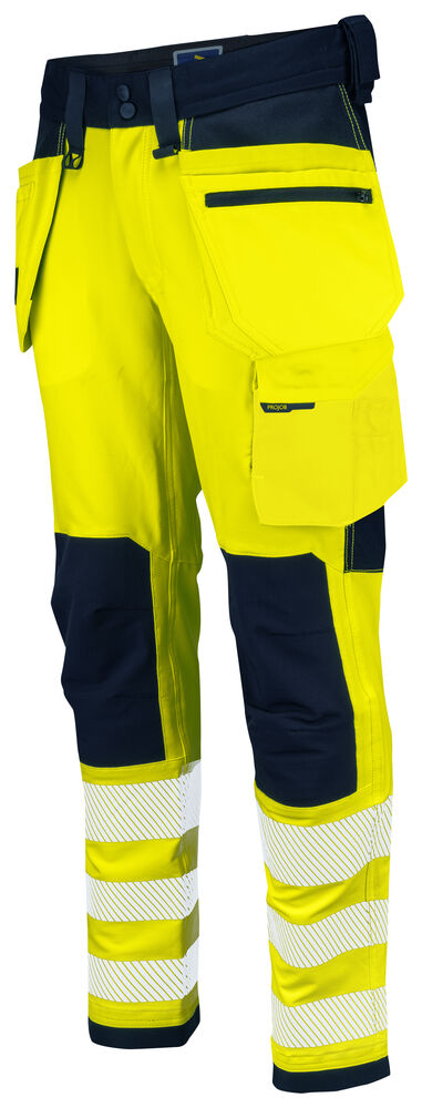6573 BUNDHOSE VOLLSTRETCH MIT HÄNGETASCHEN EN ISO 20471 KLASSE 2