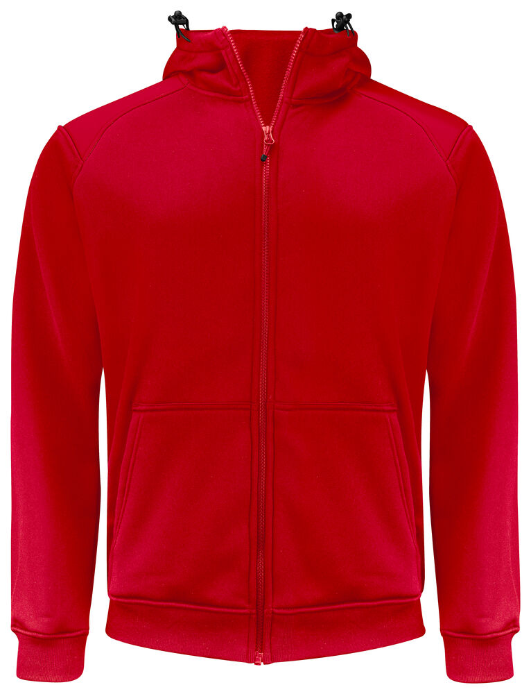 2133 KAPUZENJACKE FULL ZIP MIT KONTRASTELEMENTEN