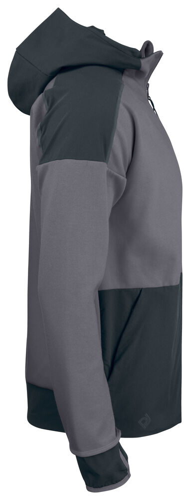 3120 KAPUZENJACKE MIT ELASTISCHEN SOFTSHELL ELEMENTEN