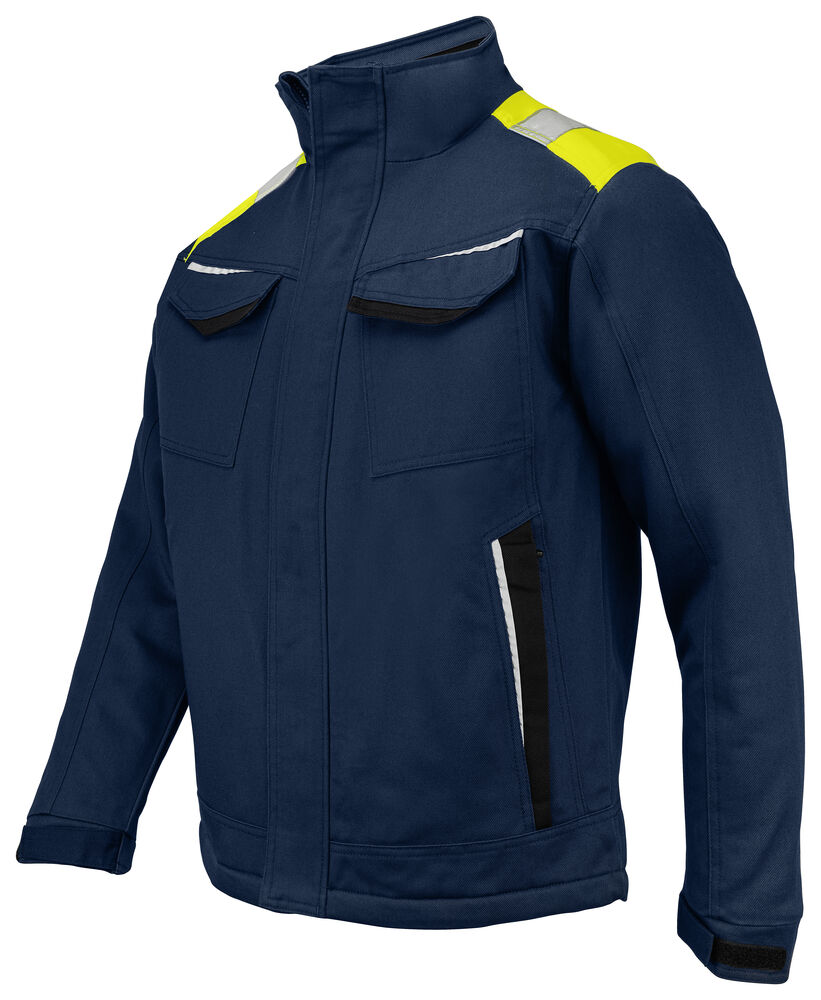 5438 GEFÜTTERTE JACKE MIT KONTRASTELEMENTEN