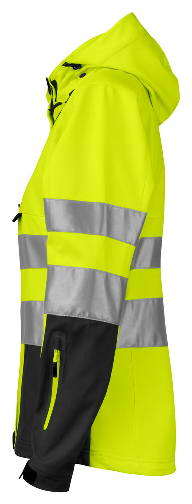 6423 FUNKTIONELLE SOFTSHELL DAMENJACKE EN ISO 20471 KLASSE 3 /2