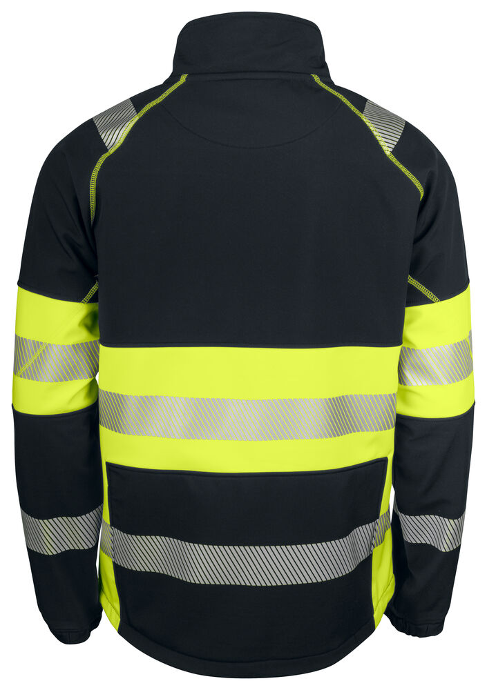 6443 SOFTSHELL JACKE EN ISO 20471 KLASSE 1