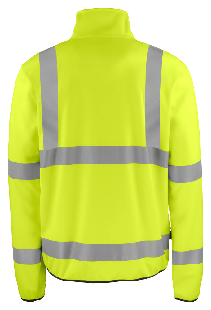 6105 LEICHTE WARNSCHUTZ SOFTSHELL JACKE EN ISO 20471 KLASSE 3