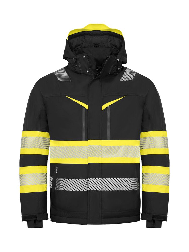 6446 GEFÜTTERTE WIND- UND WASSERDICHTE JACKE EN ISO 20471 KLASSE 1