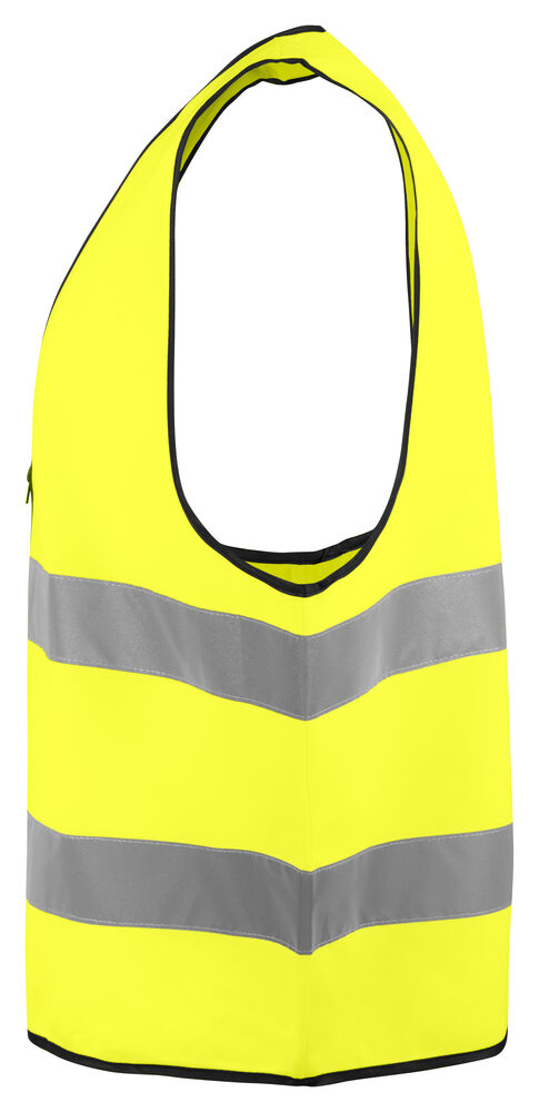 6709 SICHERHEITSWESTE MIT ZIP EN ISO 20471 KLASSE 2