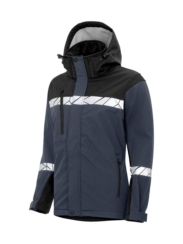 7417 DAMEN SOFTSHELL JACKE 7417 DAMEN SOFTSHELL JACKE 9910-VIZ