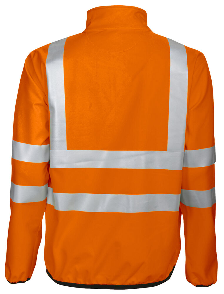 6412 3-LAGIGE SOFTSHELL-JACKE EN ISO 20471 KLASSE 3