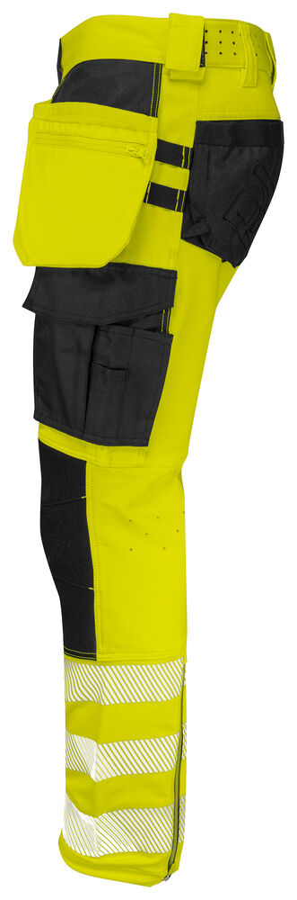 6571 BUNDHOSE VOLLSTRETCH MIT HÄNGETASCHEN EN ISO 20471 KLASSE 2
