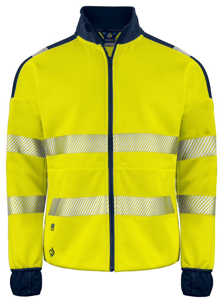 6109 FULL ZIP SWEAT JACKE EN ISO 20471 KLASSE 3/2