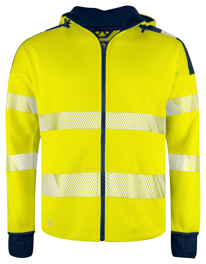 6110 FULL ZIP KAPUZENJACKE EN ISO 20471 KLASSE 3/2