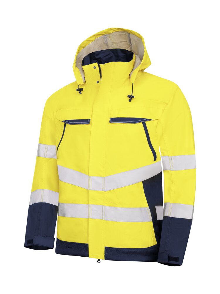 6440 WIND- UND WASSERDICHTER WARNSCHUTZ PARKA EN ISO 20471 KLASSE 3 / EN ISO 343