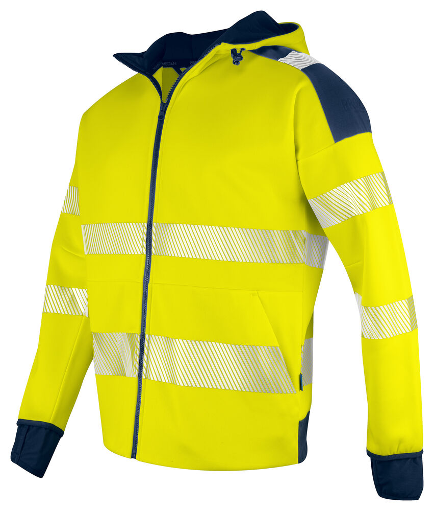 6110 FULL ZIP KAPUZENJACKE EN ISO 20471 KLASSE 3/2