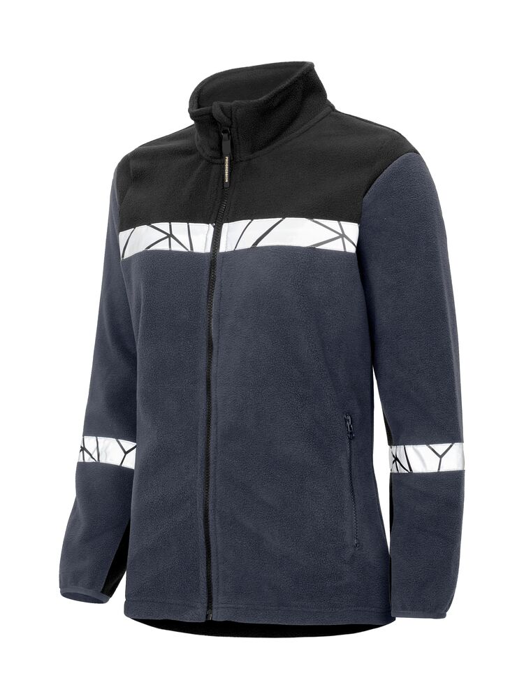 7301 DAMEN FLEECE JACKE 7301 DAMEN FLEECE JACKE 9910-VIZ