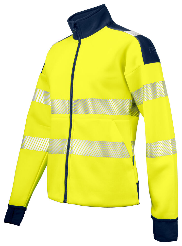 6111 DAMEN FUNCTIONS SWEATSHIRT JACKE EN ISO 20471 KLASSE 3/2