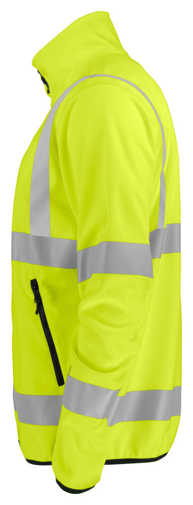 6105 LEICHTE WARNSCHUTZ SOFTSHELL JACKE EN ISO 20471 KLASSE 3