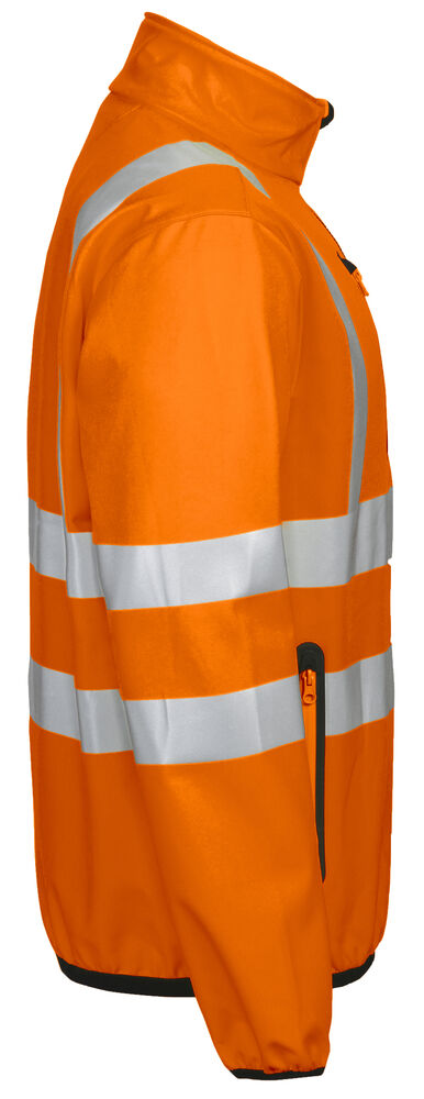 6412 3-LAGIGE SOFTSHELL-JACKE EN ISO 20471 KLASSE 3