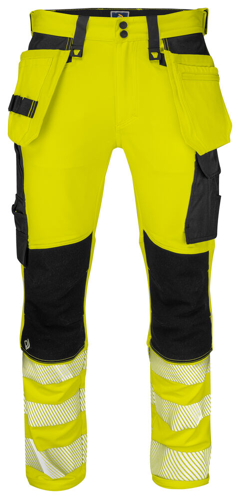 6571 BUNDHOSE VOLLSTRETCH MIT HÄNGETASCHEN EN ISO 20471 KLASSE 2