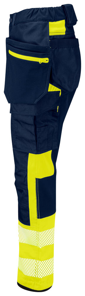 6543 DAMEN BUNDHOSE MIT HÄNGENTASCHENEN ISO 20471 KLASSE 1