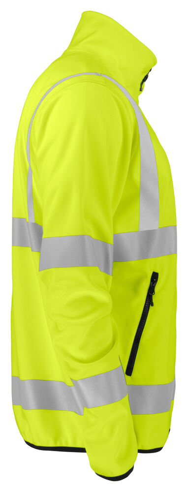 6105 LEICHTE WARNSCHUTZ SOFTSHELL JACKE EN ISO 20471 KLASSE 3