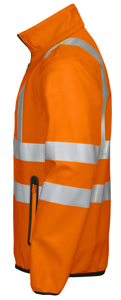 6412 3-LAGIGE SOFTSHELL-JACKE EN ISO 20471 KLASSE 3