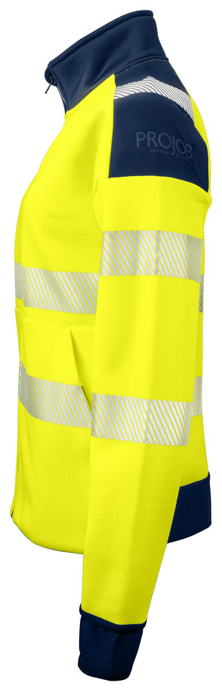 6111 DAMEN FUNCTIONS SWEATSHIRT JACKE EN ISO 20471 KLASSE 3/2