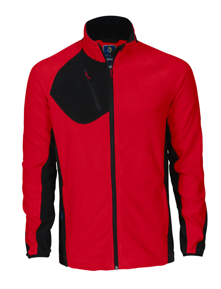 2325 MICROFLEECE JACKE MIT KONTRASTELEMENTEN