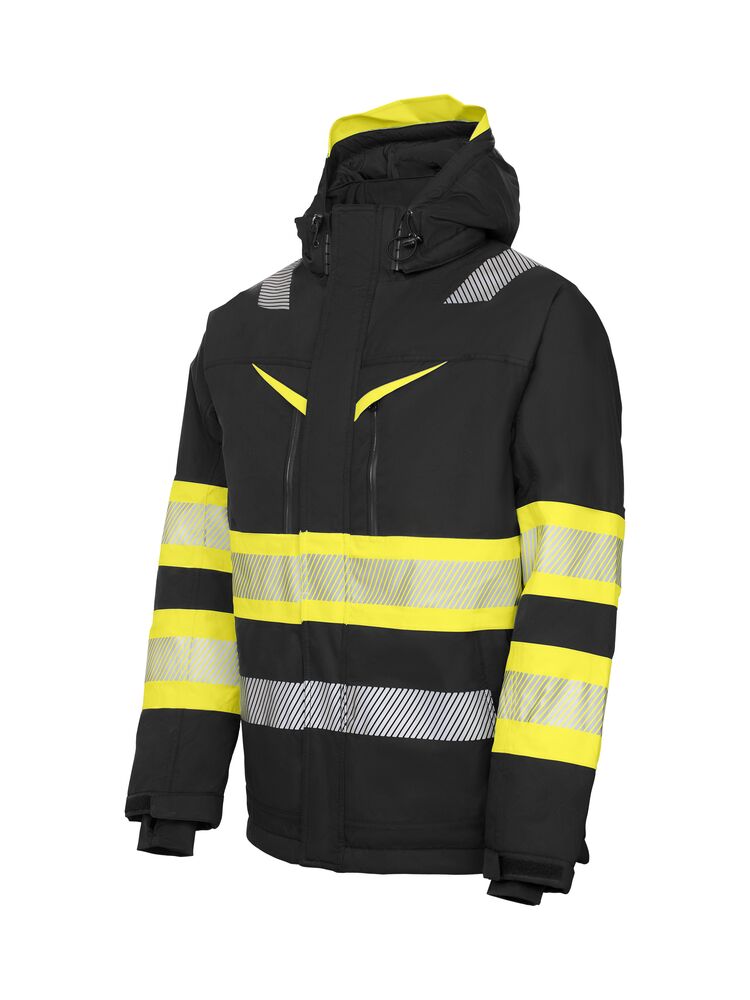6446 GEFÜTTERTE WIND- UND WASSERDICHTE JACKE EN ISO 20471 KLASSE 1
