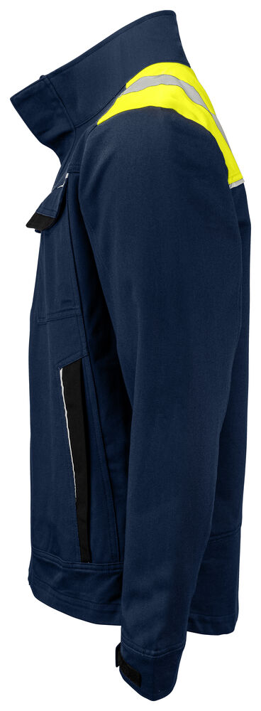 5437 JACKE MIT KONTRASTELEMENTEN