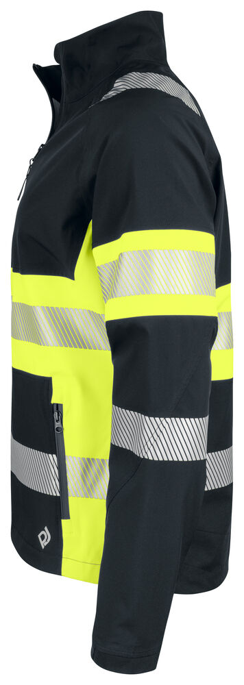 6442 WIND- UND WASSERDICHTE SOFTSHELL JACKE EN ISO 20471 KLASSE 1