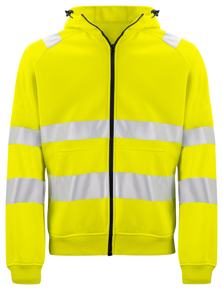6132 KAPUZENJACKE FULL ZIP EN ISO 20471 KLASSE 3/2