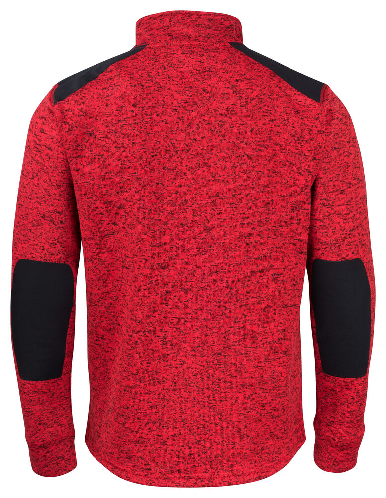 3318 FLEECE JACKE IN MELANGE OPTIK