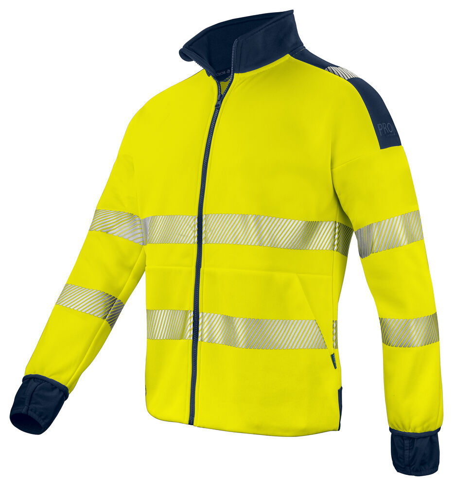 6109 FULL ZIP SWEAT JACKE EN ISO 20471 KLASSE 3/2