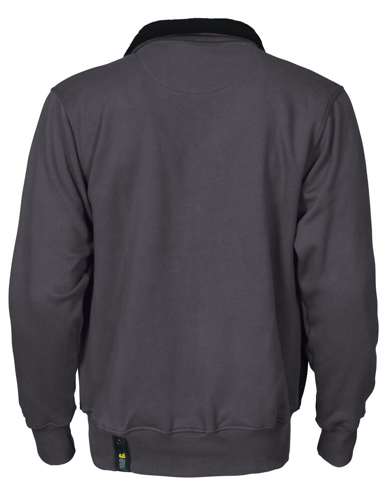 2121 SWEATSHIRT JACKE MIT KONTRAST REISSVERSCHLUSS